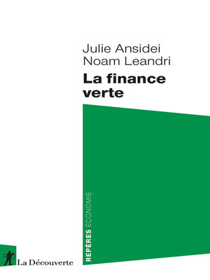 cover image of La finance verte